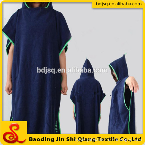 outdoor terry microfiber adult hooded beach towel
